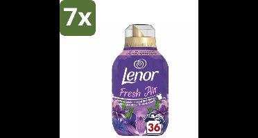 Lenor - Wasverzachter - Fresh Air Maneschijn - Ultra Geconcentreerd - 36 Wasbeurten - Bulkverpakking - 7 stuks