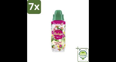 7 x Robijn – Wasparfum – Tropical – 342 ml - Grootverpakking - Wasparfum - Tropisch - Geur - Wasmiddel - Wasparfum Tropisch