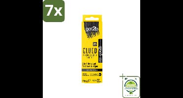 7 x Got2B - 2-in-1 Gel - Brows & Edges Zwart - 16 ml - Grootverpakking - Wenkbrauwen En Haarranden - Gestylde Brows - Haarranden - Zwart Gel - 2-in-1 Gel