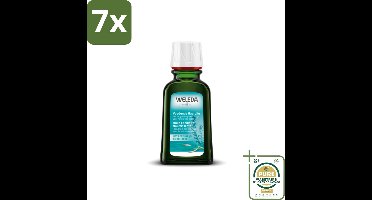 7 x WELEDA - Haarolie Voedend - Rozemarijn - 50 ml - Grootverpakking - Haarolie - Voedende Haarolie - Rozemarijnhaarolie - Natuurlijke Haarolie - Gezonde Haarpunten