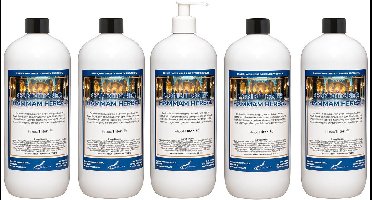 Hairconditioner Hammam Herbal 1 liter met witte pomp - set van 5 stuks