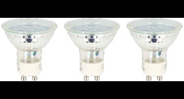 LED line LED Spot GU10 - 1W (vervangt 6W) - 80lm - Ø50mm - 230V - Energiezuinig - 3 stuks
