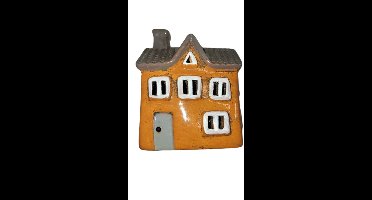 Theelichthouder DAN - Keramieken huisje - waxinelichthouder