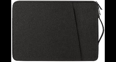 Laptopbeschermhoes, compatibel met 15,6-inch MacBook Air/Pro, MacBook Pro M5/M4/M3/M2/M1, waterdicht met vak, geschikt voor 15,6-inch laptops, zwart