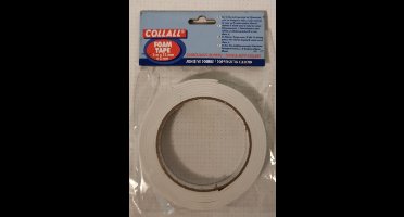 COLLALL Foam- tape - 2mtr x 12mm x 2mm - DUBBELZIJDIG KLEVEND