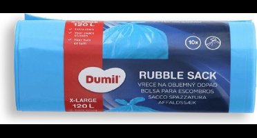 Dumil Vuilniszak XL - 10 zakken van 120 Liter - 1 rol