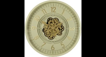 Countryfield Wandklok Celestial metaal Ø66CM crème