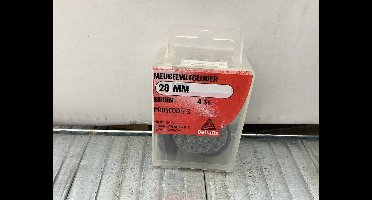 Vlitglijder 28 mm. Bruin. 4 stuks.met spijker. Deltafix