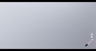 Legamaster mat glasbord 100x200cm Chilly Lake (met rechte hoek)