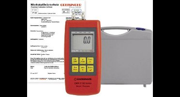Greisinger GMH3161-12-WPD5 Gasdrukmeter Kalibratie (ISO) Luchtdruk, Niet-agressieve gassen, Corrosieve gassen 0 - 1.3 b