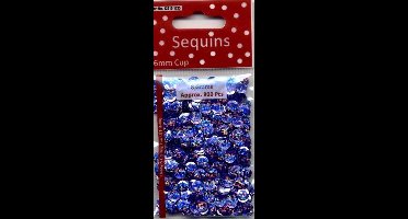 Pailletten - Cup vorm - disco paars - 6 mm - 800 stuks - Rayher