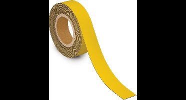 MAUL Magneetband - geel - metaal - beschrijfbaar - 1 stuk - 10 m x 40 mm x 1 mm