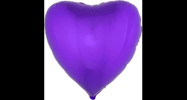 ESPA - Paarse hart folie ballon 45 cm