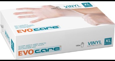 Ongepoederde VINYL handschoenen XL (9-10) - 10 pakken van 100 stuks