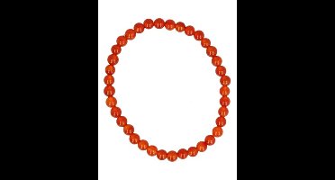 Carneool kralen kinderarmbandje 4 mm