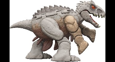 Jurassic World FIERCE CHANGERS DOUBLE DANGER Indominus Rex & Kentrosaurus, 6 jaar, Bruin, Grijs, Kunststof