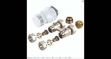 Comap aansluitset 1/2" F-3/4" euroconus vloeraansluiting Henrad Premium Line ECO.