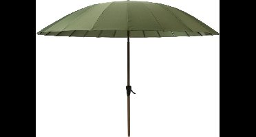 Niceey Shaghai Parasol - Stokparasol - Hout - 280CM - Groen