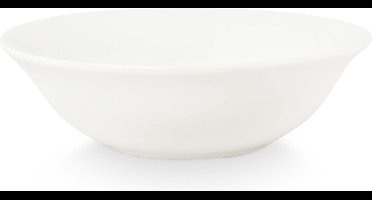 vtwonen Ontbijtkom - Wit - Porselein - 15cm