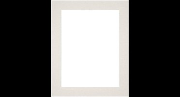 Passe-Partout Fotomaat 60x80 cm - Lijstmaat 70x90 cm - Lichtgrijs - Museumkarton - Fotolijst niet inbegrepen