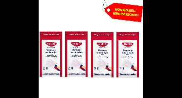 4x HeltiQ Wegwerp Washandjes - 50 stuks - Voordeelverpakking!