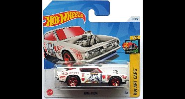 HOT WHEELS KING KUDA WHITE 152/250 1:64 HW ART CARS 8/10