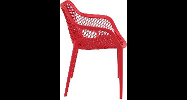 Tuinstoel - Air XL - Rood - Siesta - Multipack van 2