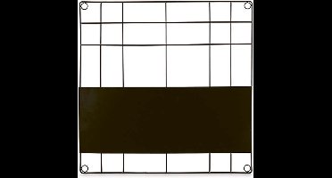 vtwonen - Basic - Memobord - Zwart - Metaal - 60x60cm