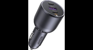 UGREEN Auto-snellader met 3 poorten 130W