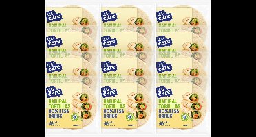 WeCare - Lower Carb - Tortillas - Naturel - 12 x 160 gr