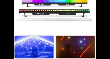 BeamZ LCB300 - Set van 2 LED bars met 36x 4-in-1 LED’s - RGBW