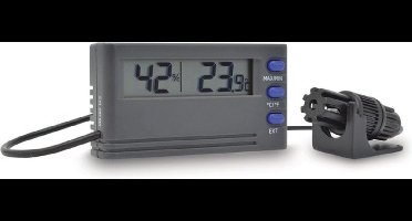 ETI - Thermometer & Hygrometer met Max/Min Geheugen - Geeft Alarm bij 0°C / Vorstbewaking