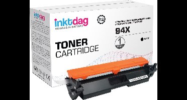Inktdag huismerk compatible met HP 94X (CF294X) / CF294 / CF294A/ H 94A Toner Zwart Hoge capaciteit (2800 page yield) voor HP LaserJet Pro M118dw/ MFP M148dw/ M148fdw/M149fdw