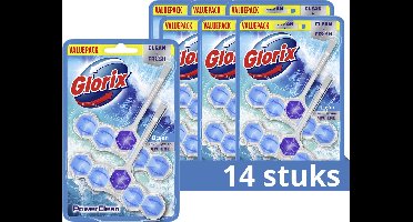 Glorix - WC blokjes - Ocean - 14 Stuks - Voordeelverpakking