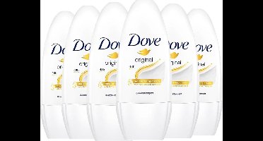 Dove Original Deodorant Roller - 6 x 50 ml - Voordeelverpakking