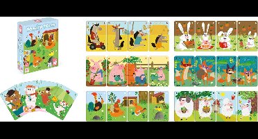 Janod - Spel - Gelukkige familieboerderij kwartet