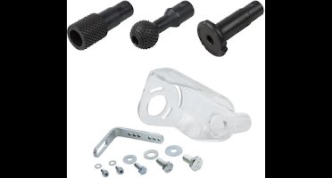 wolfcraft - Houtbewerkingsset voor haakse slijpers, 4-dlg. - 4400000