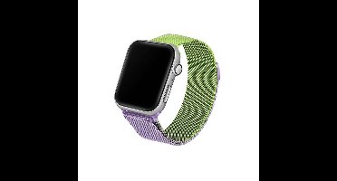 Beline Apple Watch Stalen band 38/40/41mm groen-paars groen/paars