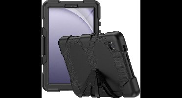 Tablet hoes Geschikt voor Samsung Galaxy Tab A9 / Galaxy Tab A11 8.7 inch hoes Extreme Robuust Armor Case Hoesje - Tablet hoes Samsung Tab A9 / Galaxy Tab A11 8.7 inch screenprotector Ingebouwde Extreme protectie Army Backcover hoes - Ntech