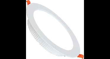 LED Downlight - Alexy - Inbouw Rond 12W - Helder/Koud Wit 6400K - Mat Wit Aluminium - Ø120mm
