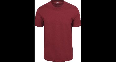 King Essentials The Steve T-Shirt Burgundy - Maat L - Heren - Casual T-shirts