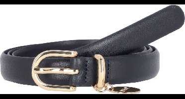 JOOP! Leren Riem 2,0 CM Women's Belt With Pendant W100 D`Blue Donkerblauw