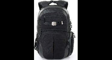 NITRO Vrije tijd rugzak Rugzak met laptopvak Daypacker Collection Hero Backpack 37L Tough Black Zwart