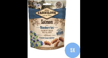 CARNILOVE | Carnilove Crunchy Snack Zalm / Blauwe Bes - Hondensnack - 5 Stuks - Voordeelverpakking