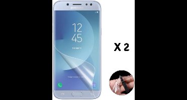 Screenprotector voor Samsung Galaxy J5 2017 - 2 stuks Beschermende kunststoffen transparante plastic schermfolie