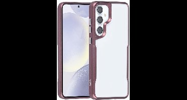 TUNIQ telefoonhoesje voor Samsung Galaxy S24 Plus - Siliconen backcover - Rood