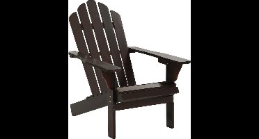 vidaXL - Tuinstoel - hout - bruin