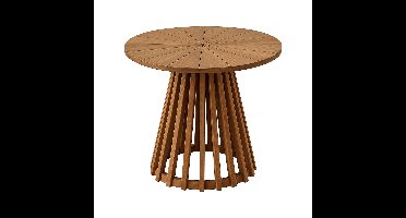 Brulo - bijzettafel - teak - Diameter 60 cm - tuintafel