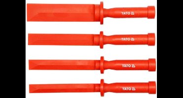 Yato - Set van Kunststof Schrapers - 4 Stuks - Voor Tapijt en Sierlijsten