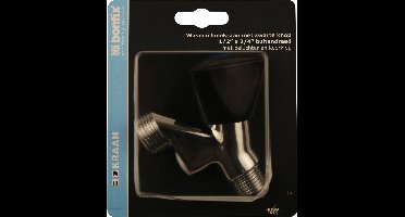 Bonfix Beluchterkraan - met keerklep 1/2 x 3/4 - met zwarte knop